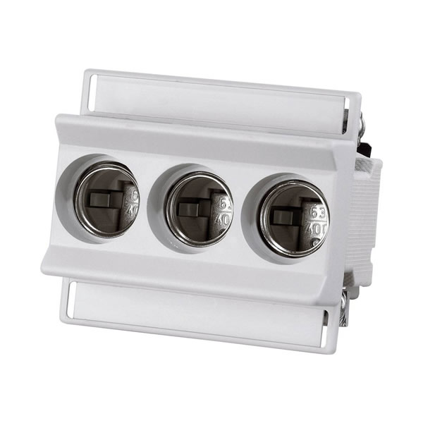 D02 Ceramic Fuse Holder 63A 3 Pole Yueqing Aidun Electric Co.,Ltd.