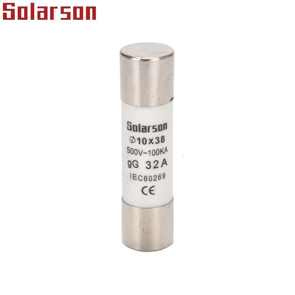 IEC 10x38mm Cylindrical Fuses link 500V 690V 0.5 A to10A,12A,15A,16A